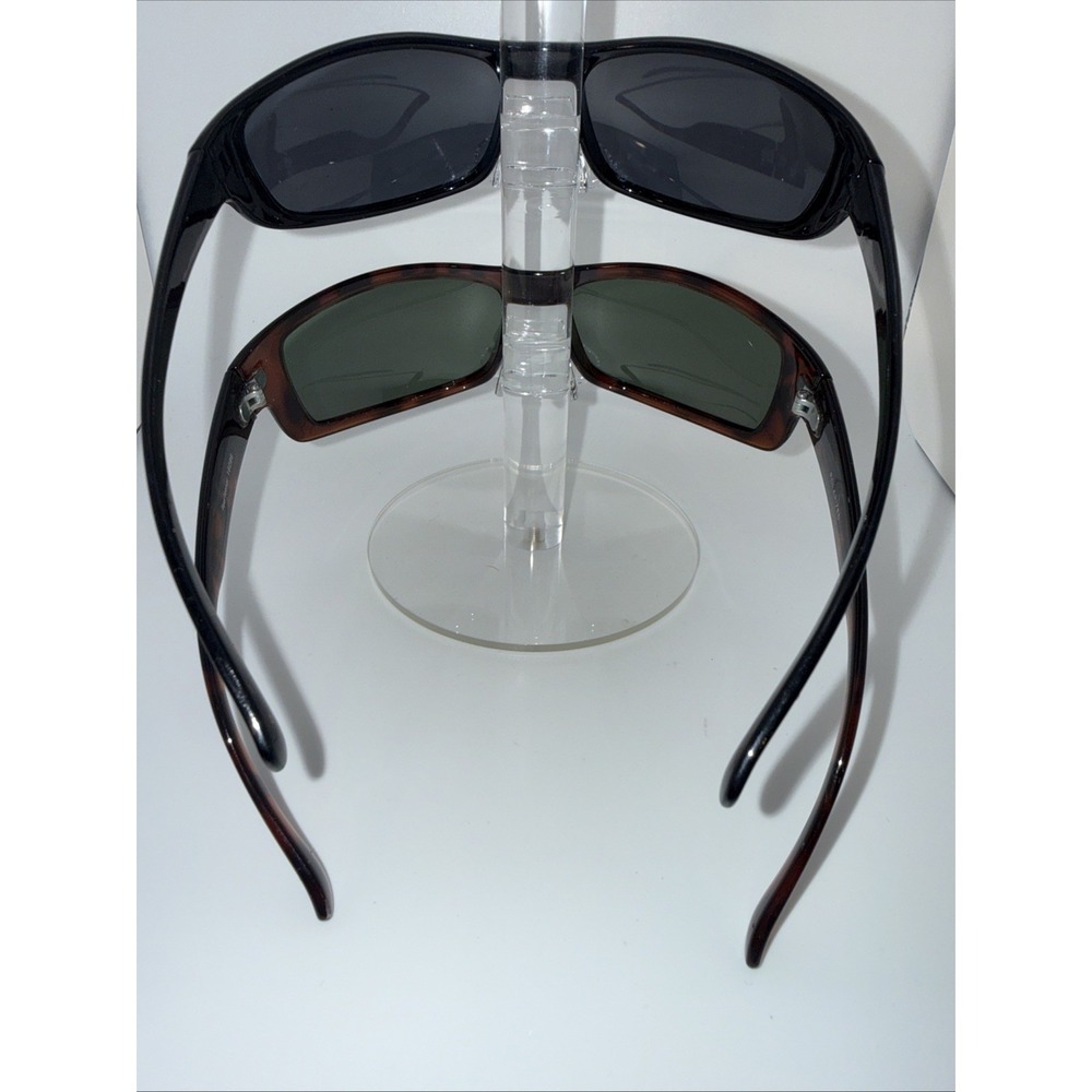 2 pairs ONE by Optic Nerve Authentic Sunglasses Polarized Wrap-Fourteener &Black - Picture 5 of 13